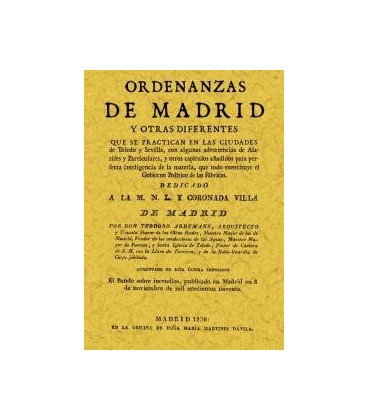 ORDENANZAS DE MADRID