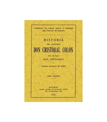 HISTORIA DEL ALMIRANTE DON CRISTOBAL COLON (2TOMOS