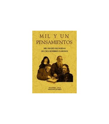 MIL Y UN PENSAMIENTOS