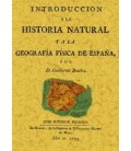 INTRODUCCION A LA HISTORIA NATURAL Y GEOGRAFIA FISICA DE ESPAÑA