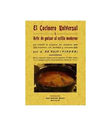 COCINERO UNIVERSAL (ARTE DE GUISAR AL ESTILO MODERNO)