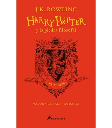 HARRY POTTER Y LA PIEDRA FILOSOFAL (GRYFFINDOR) ROJO