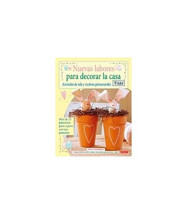 NUEVAS LABORES PARA DECORAR LA CASA ANIMALES DE TELA Y MOTIVOS PRIMAV