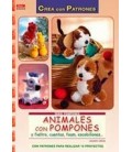 ANIMALES CON POMPONES Y FIELTRO CUENTAS FOAM