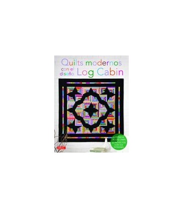 QUILTS MODERNOS CON EL DISEÑO LOG CABIN