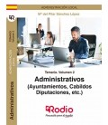 ADMINISTRATIVOS (AYUNTAMIENTO CABILDOS DIPUTACIONES) TEMARIO VOL 2