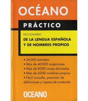 PRACTICO DICCIONARIO DE LA LENGUA ESPAÑOLA Y DE NOMBRES PROPIOS