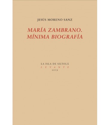 MARIA ZAMBRANO MINIMA BIOGRAFIA