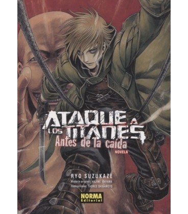 ATAQUE A LOS TITANES ANTES DE LA CAIDA NOVELA