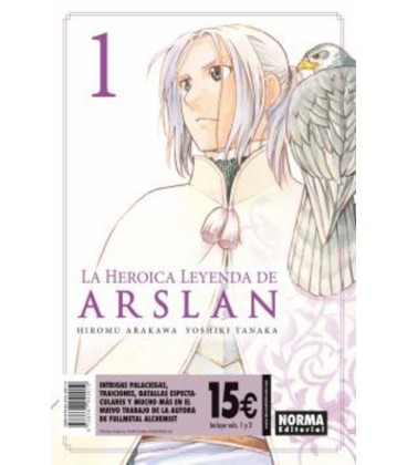 HEROICA LEYENDA DE ARSLAN 01 + 02 (PACK INICIACION)
