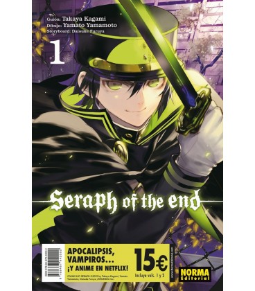 SERAPH OF THE END 01 + 02 (PACK INICIACION)