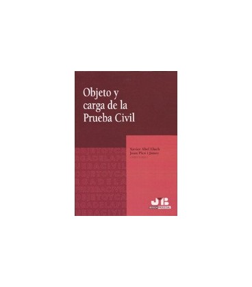 OBJETO Y CARGA DE LA PRUEBA CIVIL