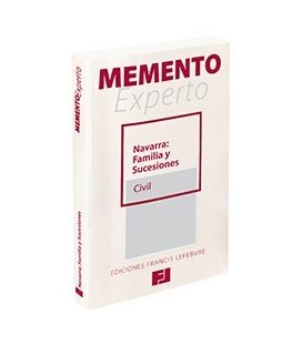 MEMENTO EXPERTO CIVIL NAVARRA FAMILIA Y SUCESIONES