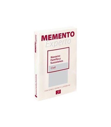 MEMENTO EXPERTO CIVIL NAVARRA FAMILIA Y SUCESIONES
