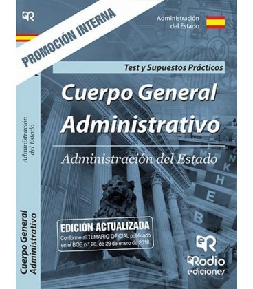 CUERPO GENERAL ADMINISTRATIVO PROMOCION INTERNA TEST Y SUPUESTOS PRACT