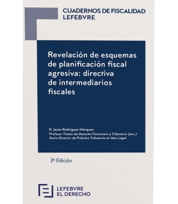 REVELACION DE ESQUEMAS DE PLANIFICACION FISCAL AGRESIVA