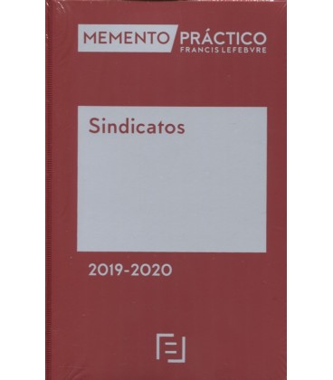 MEMENTO PRACTICO SINDICATOS 2019 2020
