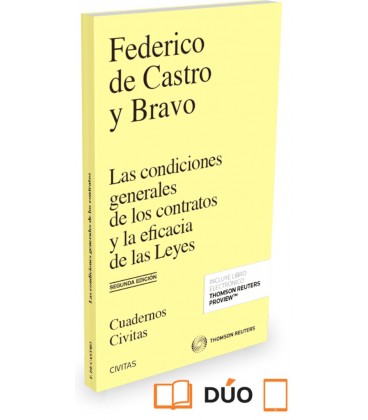 CONDICIONES GENERALES DE LOS CONTRATOS Y LA EFICACIA DE LAS LEYES (DUO