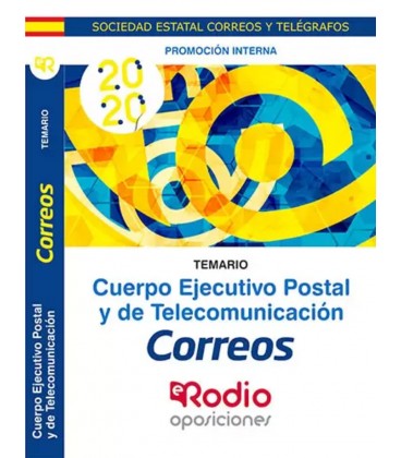 CUERPO EJECUTIVO POSTAL CORREOS PROMOCION INTERNA TEMARIO