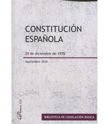 CONSTITUCION ESPAÑOLA 29 DE DICIEMBRE DE 1978