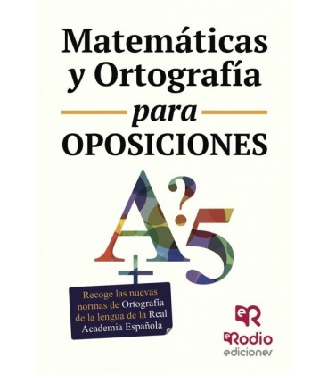 MATEMATICAS Y ORTOGRAFIA PARA OPOSICIONES