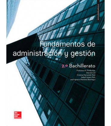 FUNDAMENTOS DE ADMINISTRACION Y GESTION 2 BACHILLERATO (LOMCE)