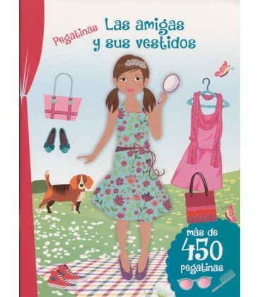 AMIGAS Y SUS VESTIDOS LIBRO DE PEGATINAS