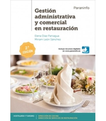 GESTION ADMINISTRATIVA Y COMERCIAL EN RESTAURACION 2 ED CFGS