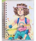 CUADERNO ANILLAS RUN LIKE A GIRL