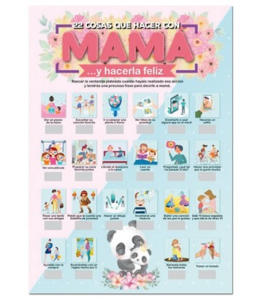 POSTER RASCA 22 COSAS QUE HACER CON MAMA