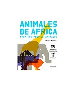 ANIMALES DE AFRICA CREA TUS PROPIOS ANIMALES 20 MAQUETAS PARA RECORTA