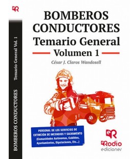 BOMBEROS CONDUCTORES TEMARIO GENERAL VOLUMEN 1