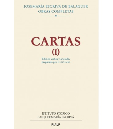 CARTAS I JOSEMARIA ESCRIVA DE BALAGUER OBRAS COMPLETAS (CARTONE)