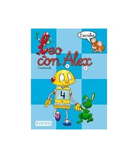 LEO CON ALEX ESCRITURA 4 CUADRICULA (EDUCACION INFANTIL)