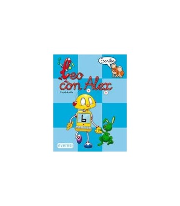 LEO CON ALEX ESCRITURA 6 CUADRICULA (EDUCACION INFANTIL)