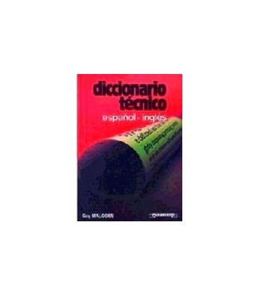 DICCIONARIO TECNICO ESPAÑOL INGLES