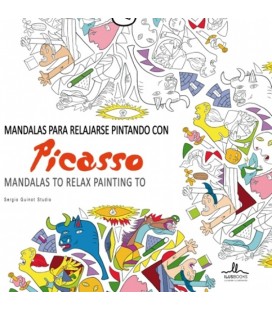 MANDALAS CON PICASSO PARA RELAJARSE PINTANDO