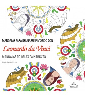 MANDALAS CON LEONARDO DA VINCI PARA RELAJARSE PINTANDO