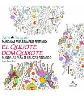 MANDALAS EL QUIJOTE PARA RELAJARSE PINTANDO