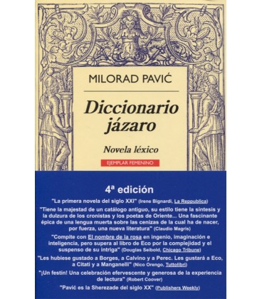 DICCIONARIO JAZARO EJEMPLAR FEMENINO