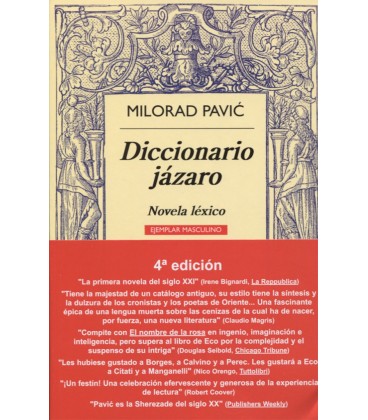 DICCIONARIO JAZARO EJEMPLAR MASCULINO