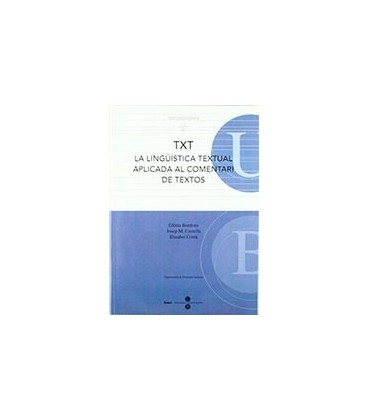 TXT LA LINGUISTICA TEXTUAL APLICADA AL COMENT