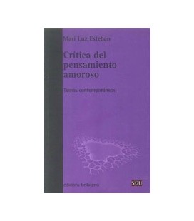CRITICA DEL PENSAMIENTO AMOROSO