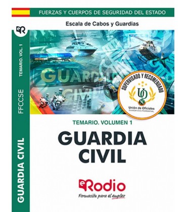 GUARDIA CIVIL TEMARIO VOLUMEN 1 2020