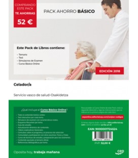 CELADOR OSAKIDETZA PACK AHORRO BASICO (3 TOMOS + CURSO)