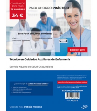 TECNICO EN CUIDADOS AUXILIARES DE ENFERMERIA OSASUNBIDEA PACK PRACTICO