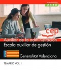 AUXILIAR DE LA ADMINISTRACION ESCALA AUXILIAR VALENCIA TEMARIO 1