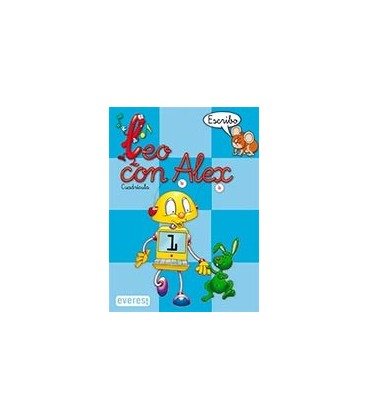 LEO CON ALEX ESCRITURA 1 CUADRICULA (EDUCACION INFANTIL)