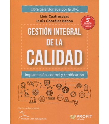 GESTION INTEGRAL DE LA CALIDAD 5 ED