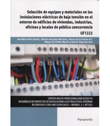 SELECCION DE EQUIPOS Y MATERIALES EN LAS INSTALACIONES ELECTRICAS